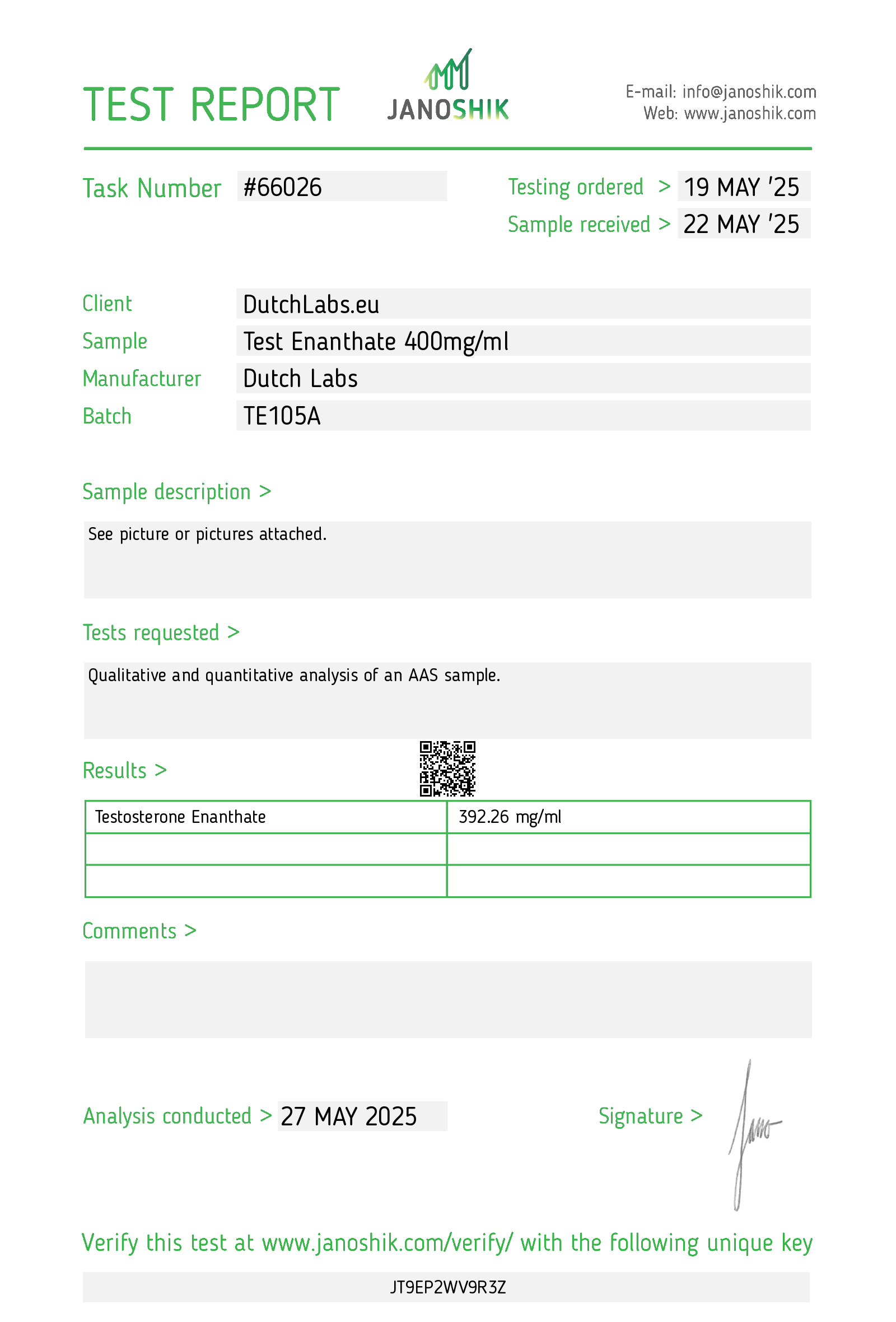 TEST E 400