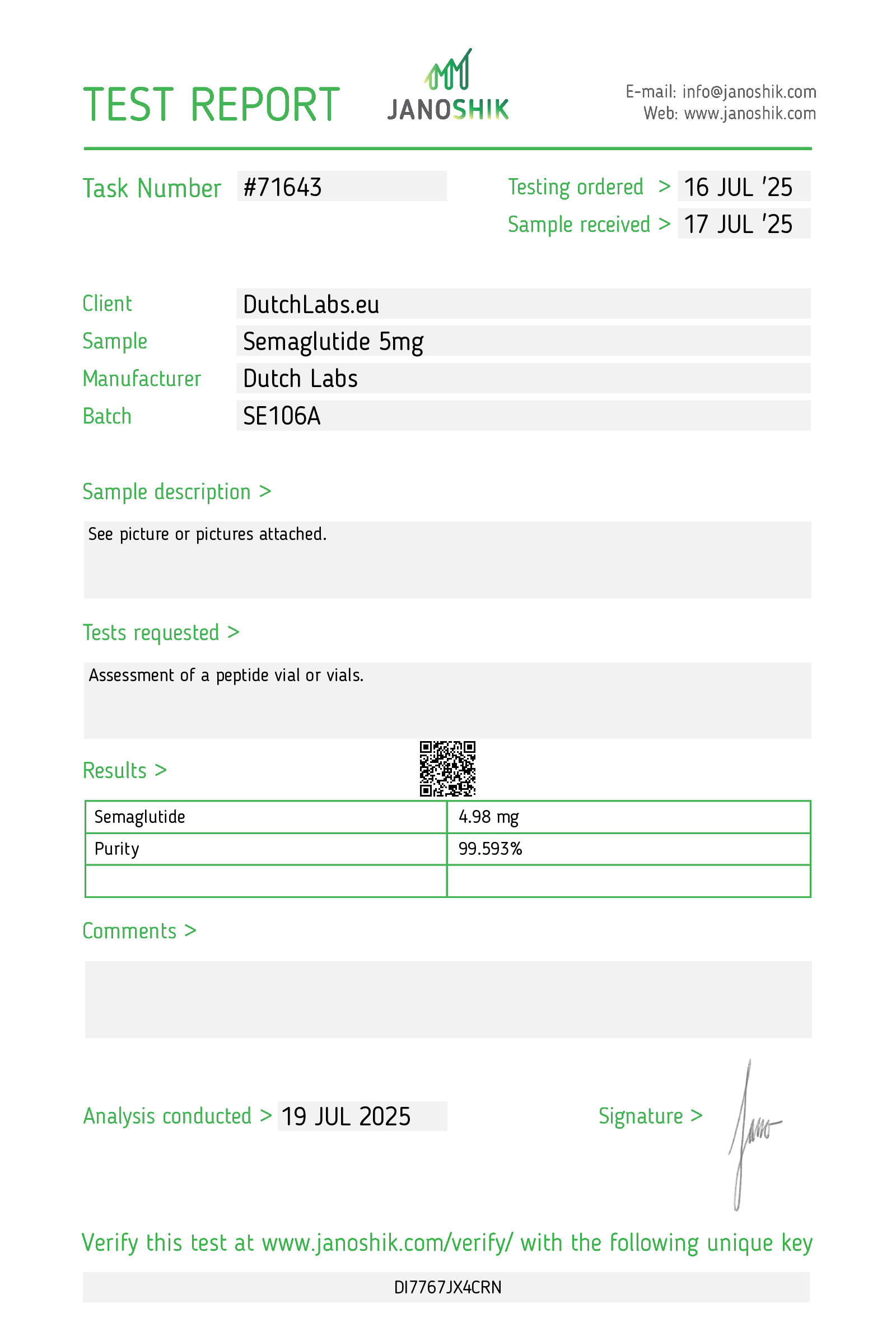SEMAGLUTIDE 5MG